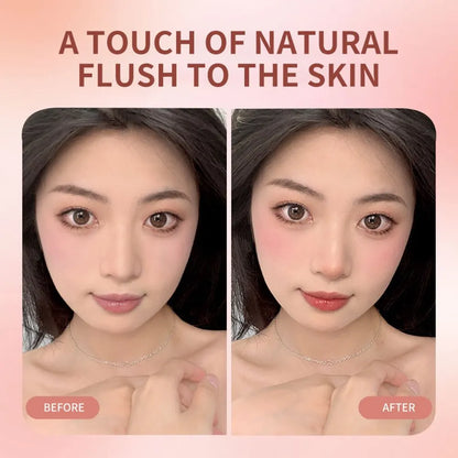 FOMIX Loose Powder Air Cushion Blush Long Last High Pigment Soft Misty Matte Face Blusher Natural Colors For Cheek