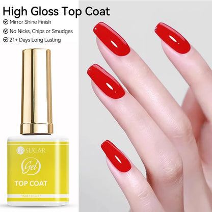 UR SUGAR 15ml Fiber Rubber Base Gel Upgrade Broken Nail Repaired Fiberglass Clear Quick Building UV Construction Gel Soak Off