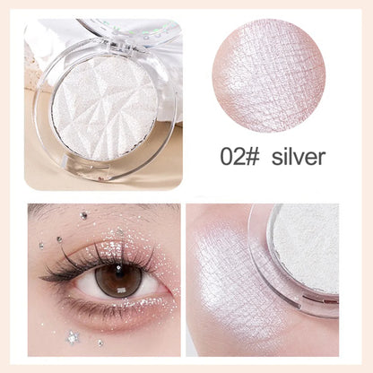 Shimmer Glow Highlighter – 2-Color Palette for Radiant Skin, Brighten & Contour, Festival & Party Makeup, Long-Lasting Shine