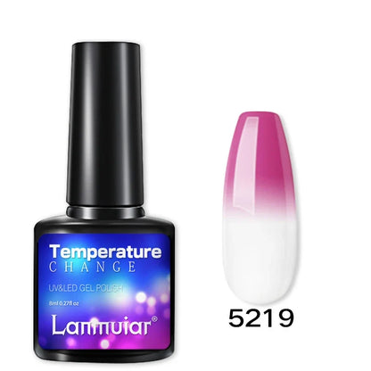 Temperature Color Changing Thermal Nail Polish Fast Drying Water-based Gradient Nail Varnish Manicure Supplies Nail Art