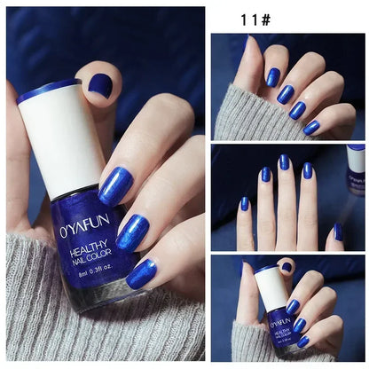 40 Colors Autumn Brown Colors Series Gel Varnish Water Based Nail Polish  Water Based No Baking Quick Dry Peel Off Nail Varnish