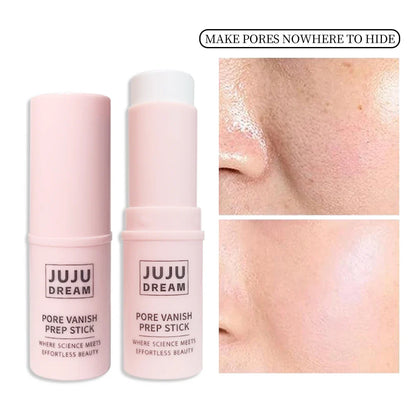 JUJU DREAM Pore Vanish Prep Stick - Pore Minimizing Primer Stick, Oil Control Face Base for Smooth Makeup