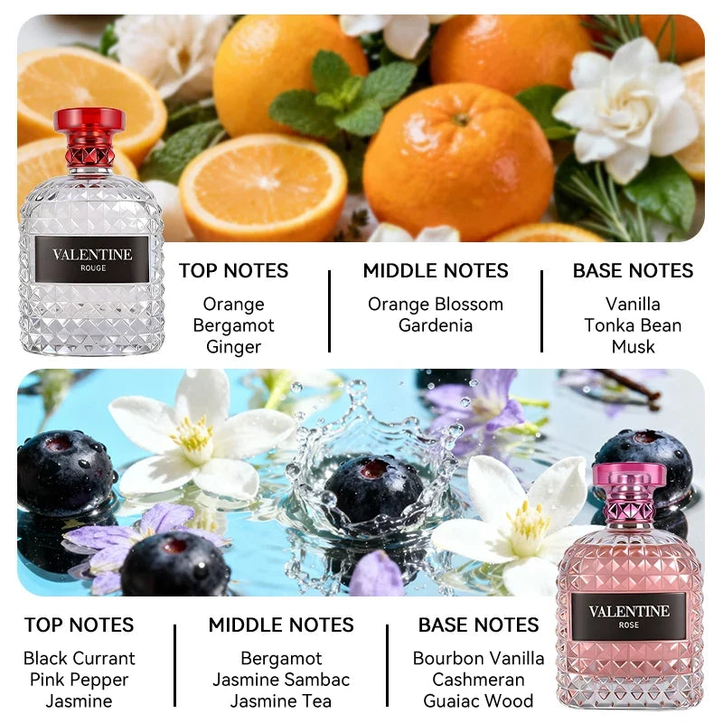 3.4 Fl Oz Men's and Women's Eau De Parfum ,Mandarin Orange, Orange Blossom & Bergamot Fragrance. Perfect for Christmas gifts