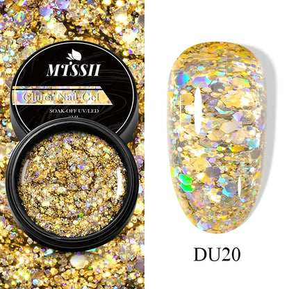 Mtssii 8ml Metallic Painting Nail Gel Polish Gold Silver Creative Elastic Nail Gel for PaintingDrawing Magic Mirror Gel Varnish