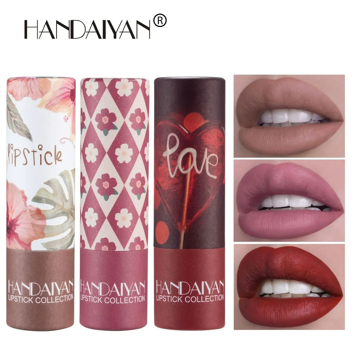 Lipstick Velvet Matte New Nude Moisturizing Tint Lip Balm Cream Pigment 8-color Luxury Lip Makeup Waterproof Cosmetic