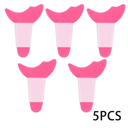 Multifunctional Silicone Eyeliner Stencils Winged Tip Aid Mascara Shield Applicator Set For Eyeliner Mask Applicator Makeup Tool