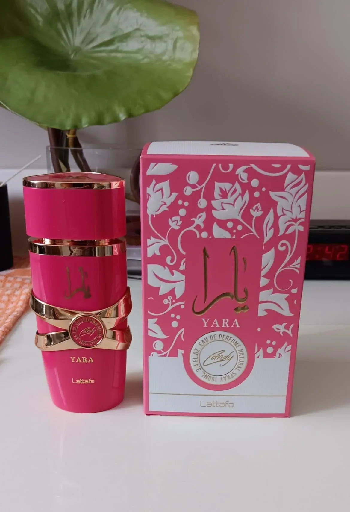 Latafa Yara perfume - vanilla, fruit, citrus, flowers - women's long-lasting perfume, 3.40oz/100ml