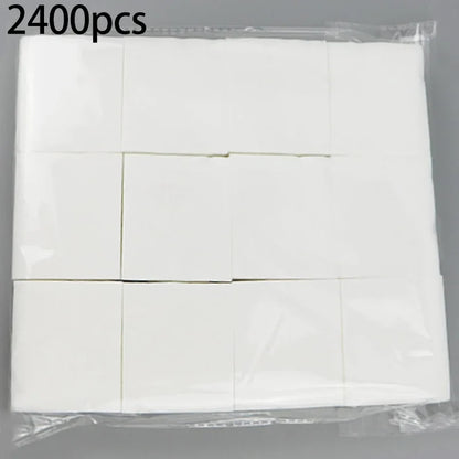 1200pcs/bag Disposable Pearl Pattern Makeup Cotton Pads Soft Facial Cleaning Tools Makeup Remover Wipes Portable Beauty Supplies