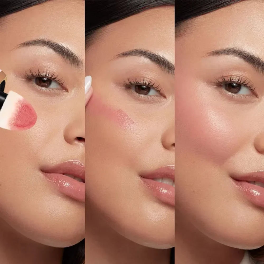TVLV Velvet Liquid Blush Matte Sponge Head Blusher Natural Lasting Brighten facial Contour Blush Tint Makeup