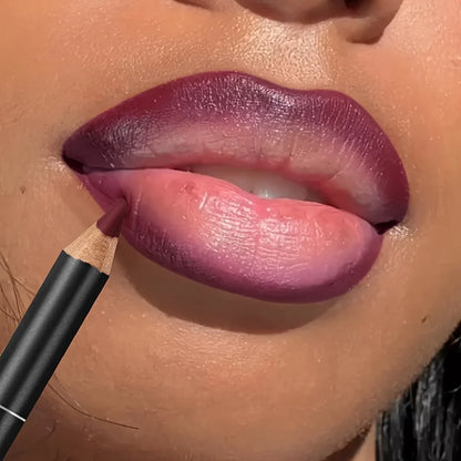 Velvet Matte Lip Liner, Waterproof Non-Fading Long Lasting Lip Pencil, Smooth Application Lip Contour Makeup for Women