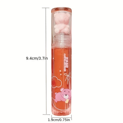 Lip Glaze, Mirror Gloss, Long-lasting Stain Resistant Transparent Film Forming Lip Gloss, Full Lip Color Valentine's Day Gifts