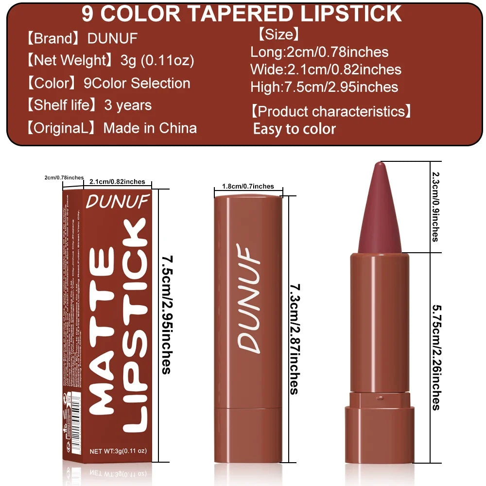 Gradient Lip Liner Pen with Matte Velvet Finish Smooth Application  Lipstick for Defined and Elegant Lips