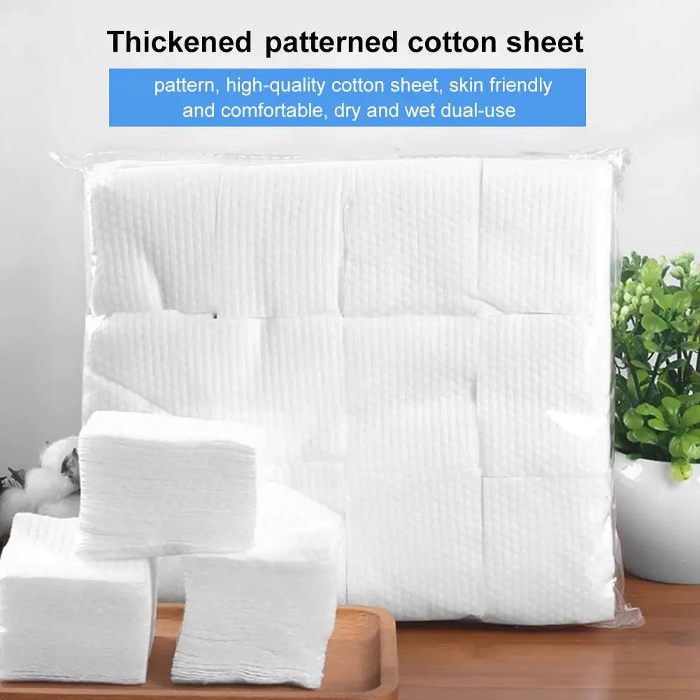 450/500/600PCS Disposable Makeup Cotton Wipes Soft Remover Pads Facial Cleansing Paper Wipe Cosmetic Pads