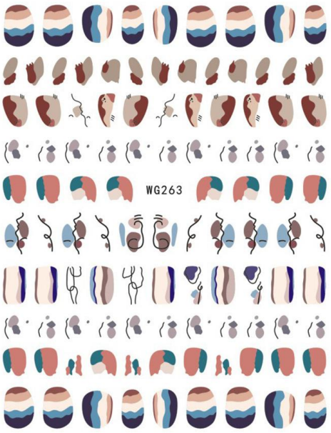 NAIL ART STICKER - 263
