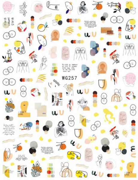 NAIL ART STICKER - 257
