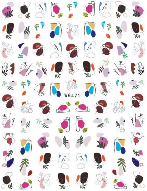 NAIL ART STICKER - 471