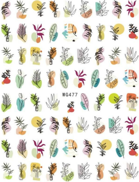NAIL ART STICKER - 477
