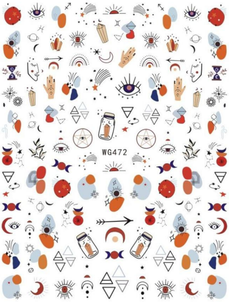 NAIL ART STICKER - 472