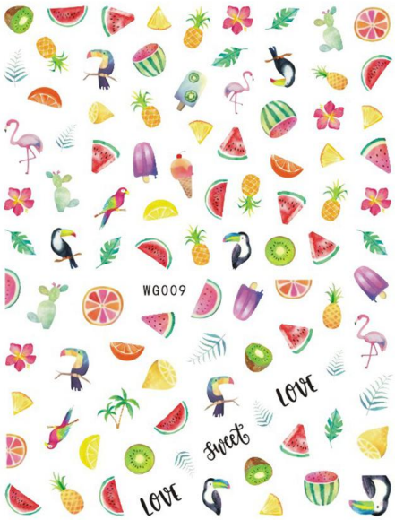NAIL ART STICKER - 009