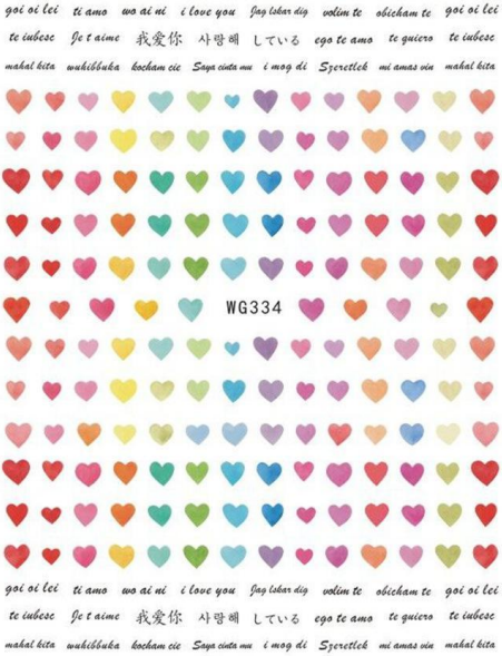 NAIL ART STICKER - 334