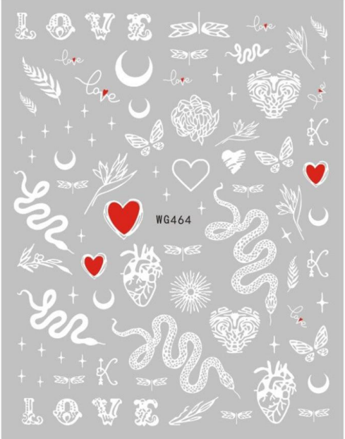NAIL ART STICKER - 464
