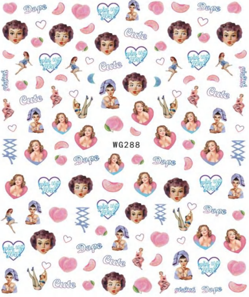NAIL ART STICKER - 288