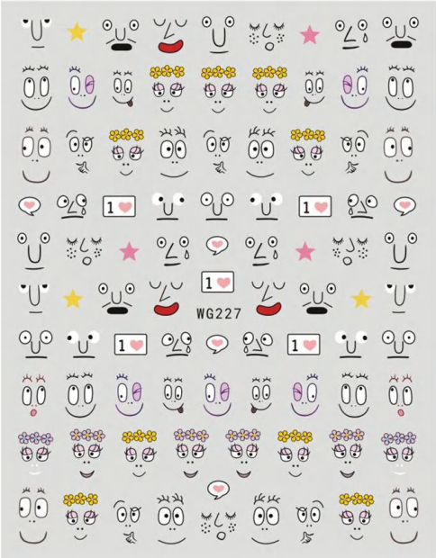 PEGATINA PARA UÑAS - 227