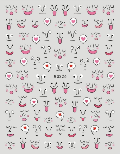 PEGATINA PARA UÑAS - 226