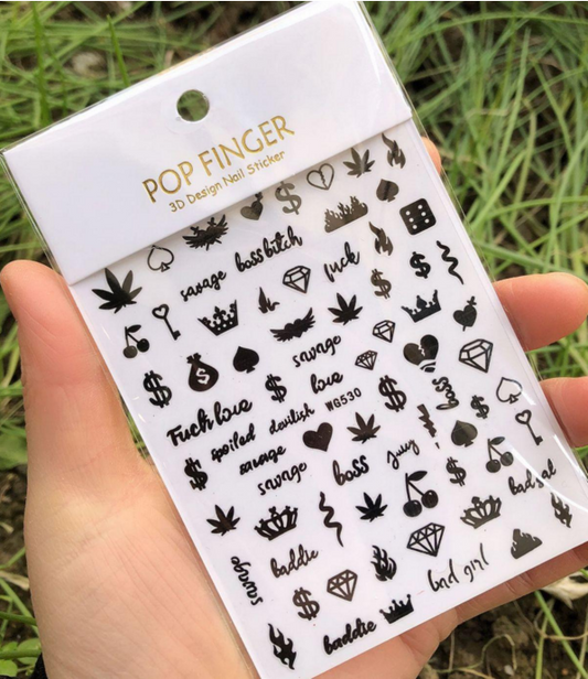 NAIL ART STICKER - 530B