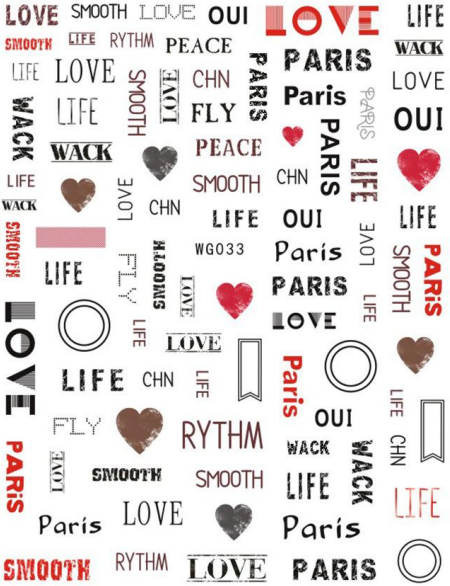 NAIL ART STICKER - 033
