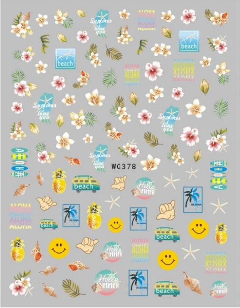 NAIL ART STICKER - 378