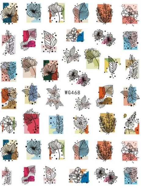 NAIL ART STICKER - 468