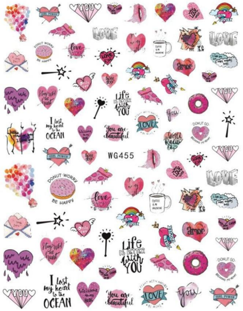 NAIL ART STICKER - 455