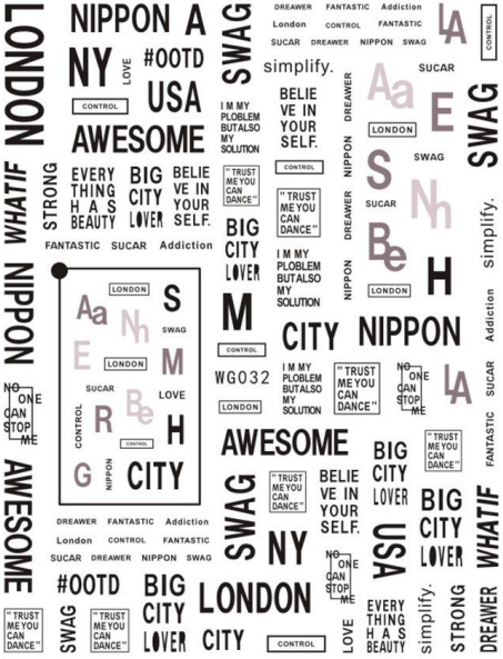 NAIL ART STICKER - 032