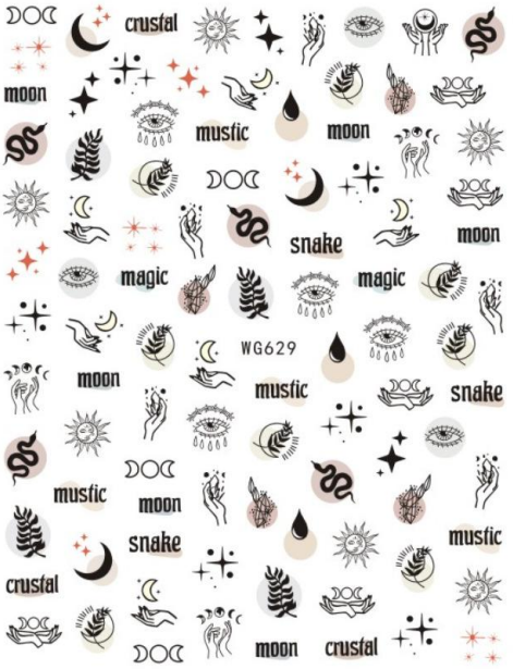 NAIL ART STICKER - 629