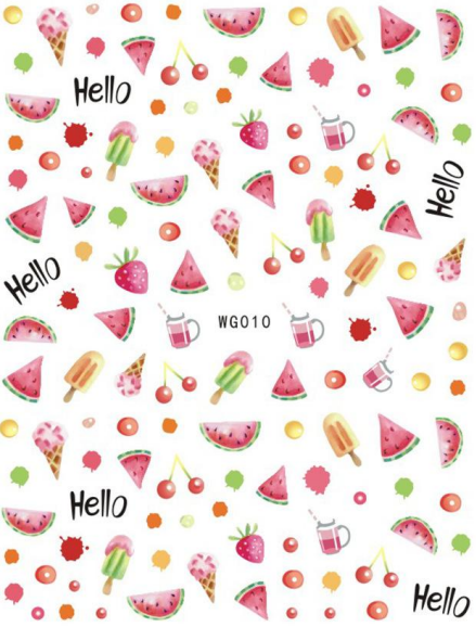 NAIL ART STICKER - 010