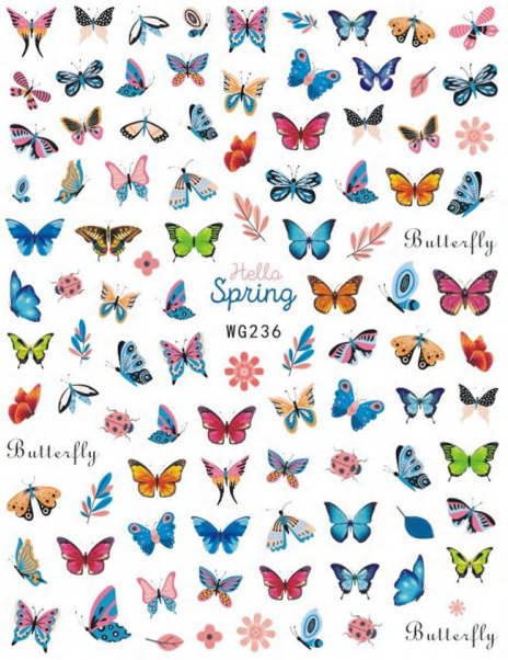 PEGATINA PARA UÑAS - 236