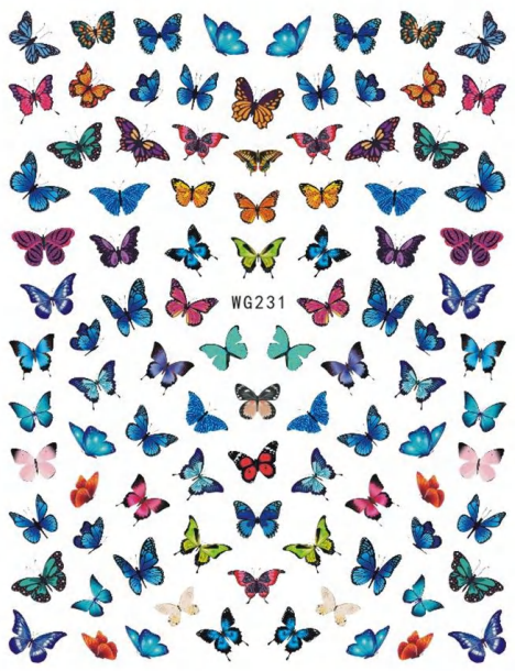 PEGATINA PARA UÑAS - 231
