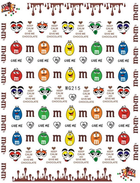 NAIL ART STICKER - 215