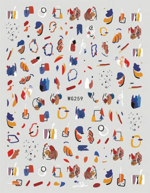 NAIL ART STICKER - 259