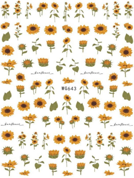 NAIL ART STICKER - 643