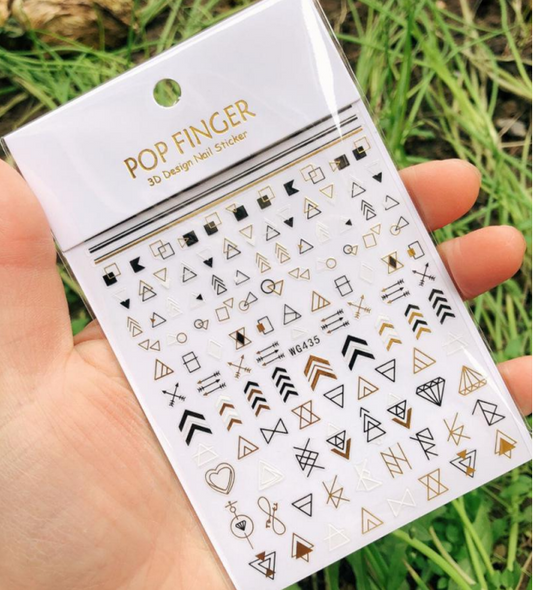 PEGATINA PARA UÑAS - 435