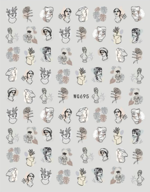 NAIL ART STICKER - 695