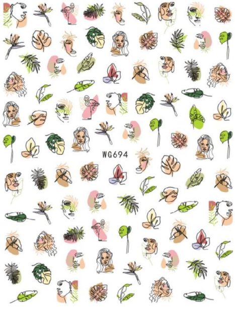 NAIL ART STICKER - 694