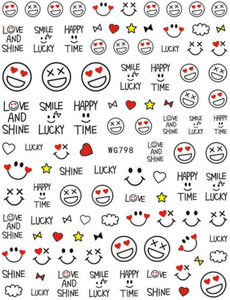 NAIL ART STICKER - 798