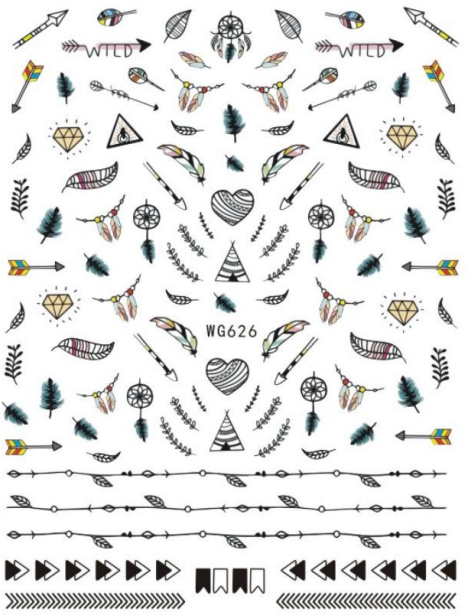 NAIL ART STICKER - 626
