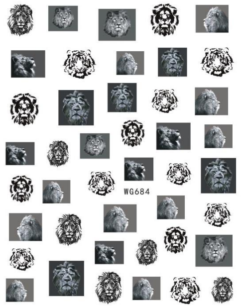 NAIL ART STICKER - 684