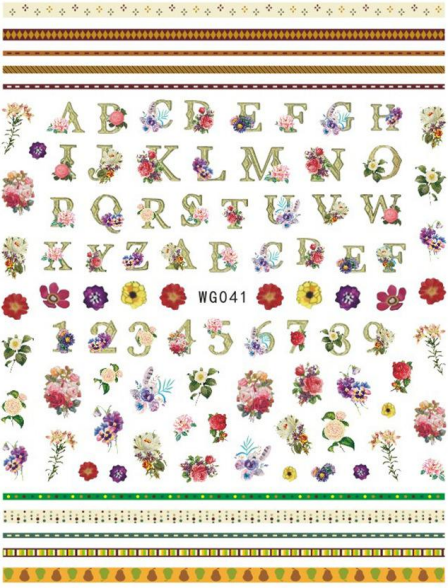 PEGATINA PARA UÑAS - 041