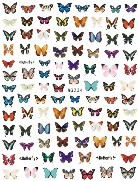 PEGATINA PARA UÑAS - 234
