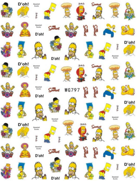 NAIL ART STICKER - 797